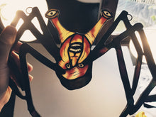 Load image into Gallery viewer, Norris Spider Head stained Glass Suncatcher preorder