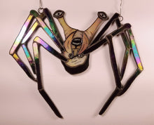 Load image into Gallery viewer, Norris Spider Head stained Glass Suncatcher preorder