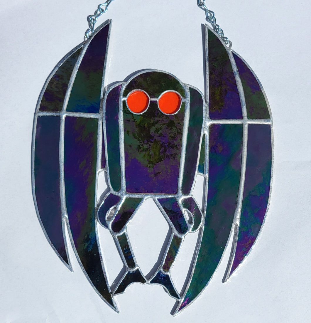 Mothman Stained Glass Suncatcher preorder